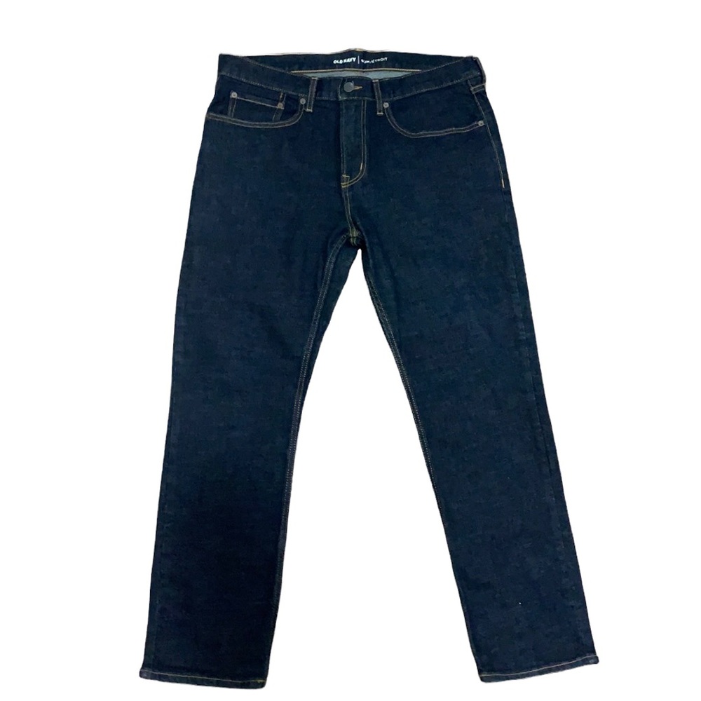 Dark Blue Old Navy Slim Jeans 34/30 - Picture 1 of 2
